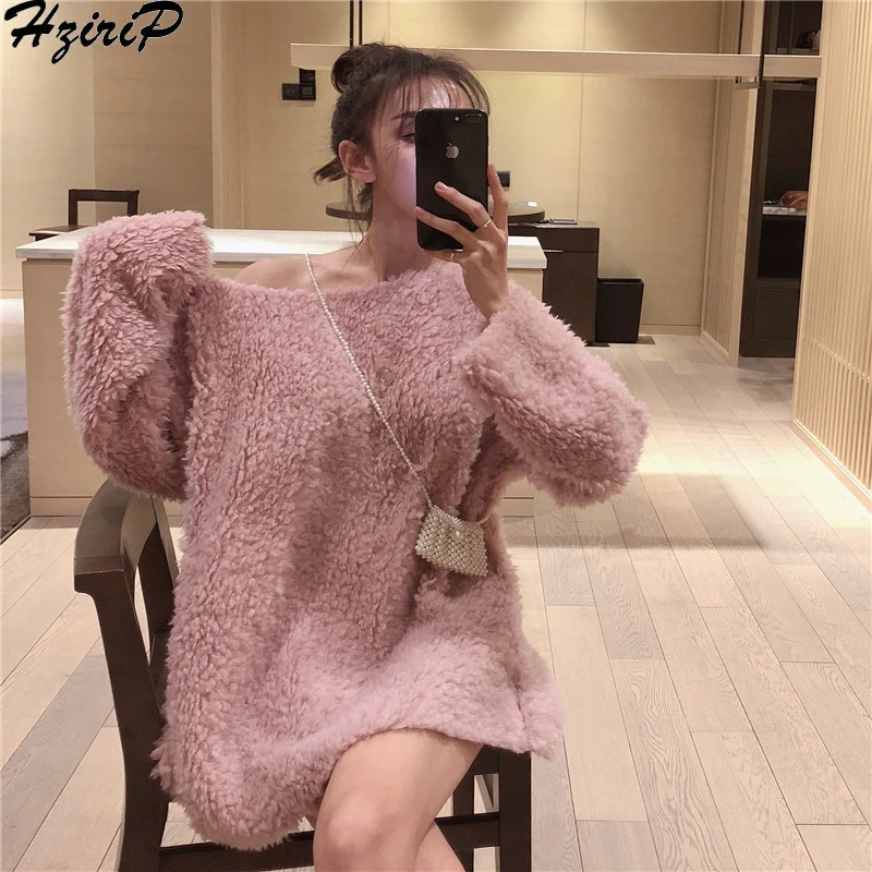 HziriP New Korean Chic 2019 Autumn Winter Women Fashion All-Match Wild High Quality Loose Simple Solid Sexy Fresh 2 Colors
HziriP New Korean Chic 2019 Autumn Winter Women Fashion All-Match Wild High Quality Loose Simple Solid Sexy Fresh 2 Colors