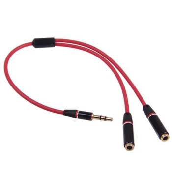 Approx 25cm 3.5mm Stereo Headphone Audio Male To 2 Female Splitter Cable Adapter Plug Jack
Approx 25cm 3.5mm Stereo Headphone Audio Male To 2 Female Splitter Cable Adapter Plug Jack
