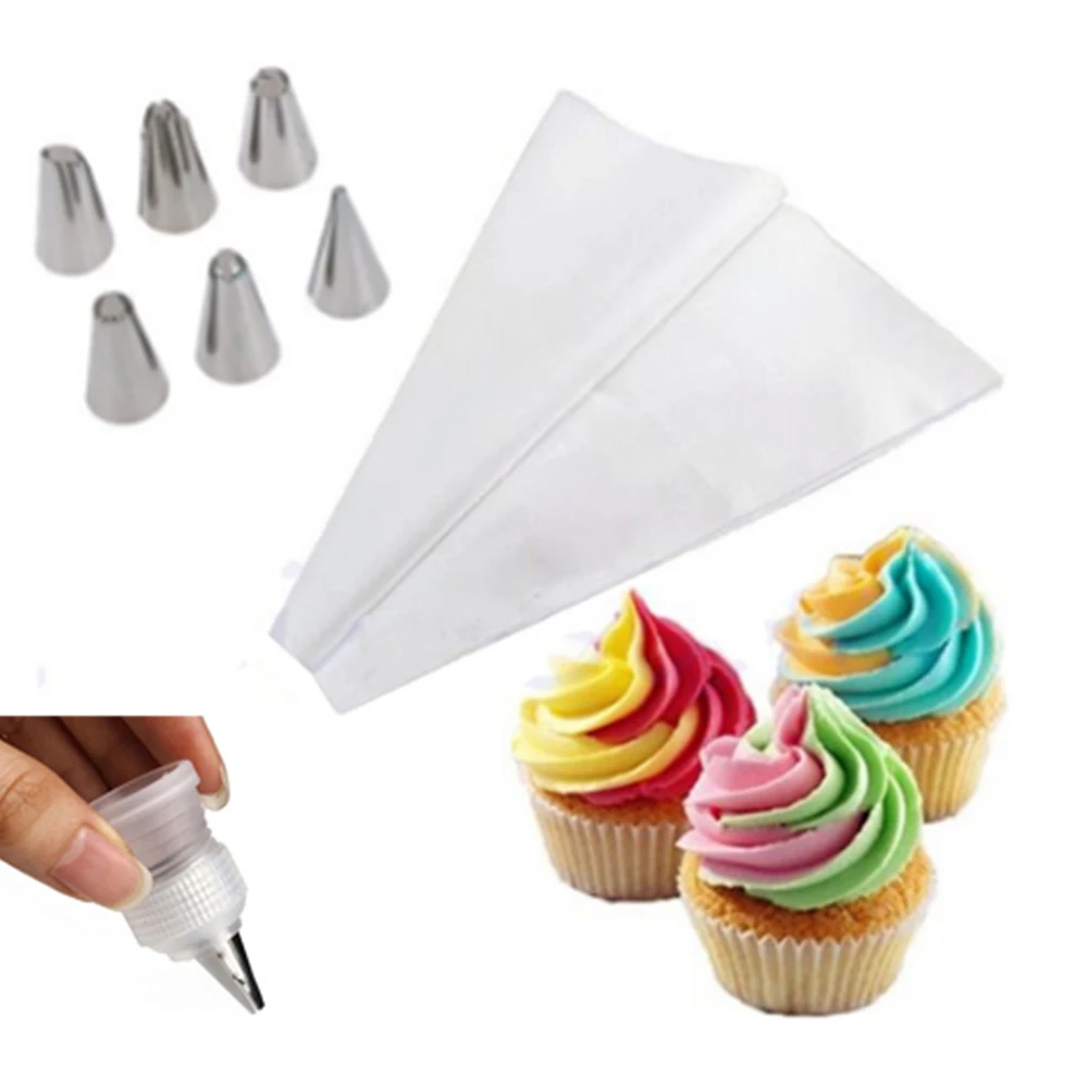 6PC Russian Nozzle Cake Dessert Decorators Icing Piping Bag Cream Pastry Tips With Nozzles Converter Topper DIY Baking Tools
6PC Russian Nozzle Cake Dessert Decorators Icing Piping Bag Cream Pastry Tips With Nozzles Converter Topper DIY Baking Tools