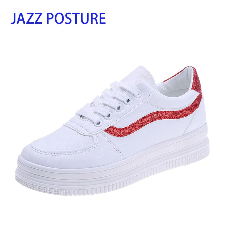 Leather Women Sneakers White Shoes Platform Lace Up Woman Casual Shoes Thick Heels Spring Autumn Female Flats Size 35-39 y054
Leather Women Sneakers White Shoes Platform Lace Up Woman Casual Shoes Thick Heels Spring Autumn Female Flats Size 35-39 y054