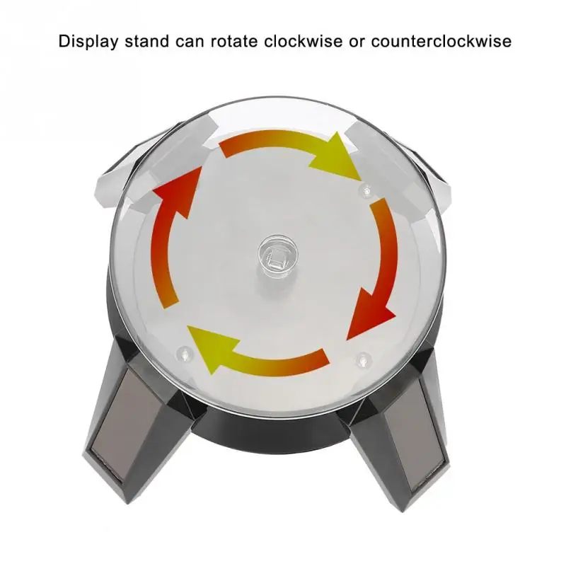 Rotating Turntable Solar 360 Degrees Jewelry box ring box Watch Phone Rings Jewelry Display Stand LED Light
Rotating Turntable Solar 360 Degrees Jewelry box ring box Watch Phone Rings Jewelry Display Stand LED Light