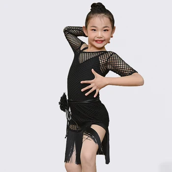 Latin Kids Dresses Black Tango Cha Cha Samba Rumba Dancing Fringe Dress Ballroom Practice Performance Dance Wear For Girl DC2077
Latin Kids Dresses Black Tango Cha Cha Samba Rumba Dancing Fringe Dress Ballroom Practice Performance Dance Wear For Girl DC2077