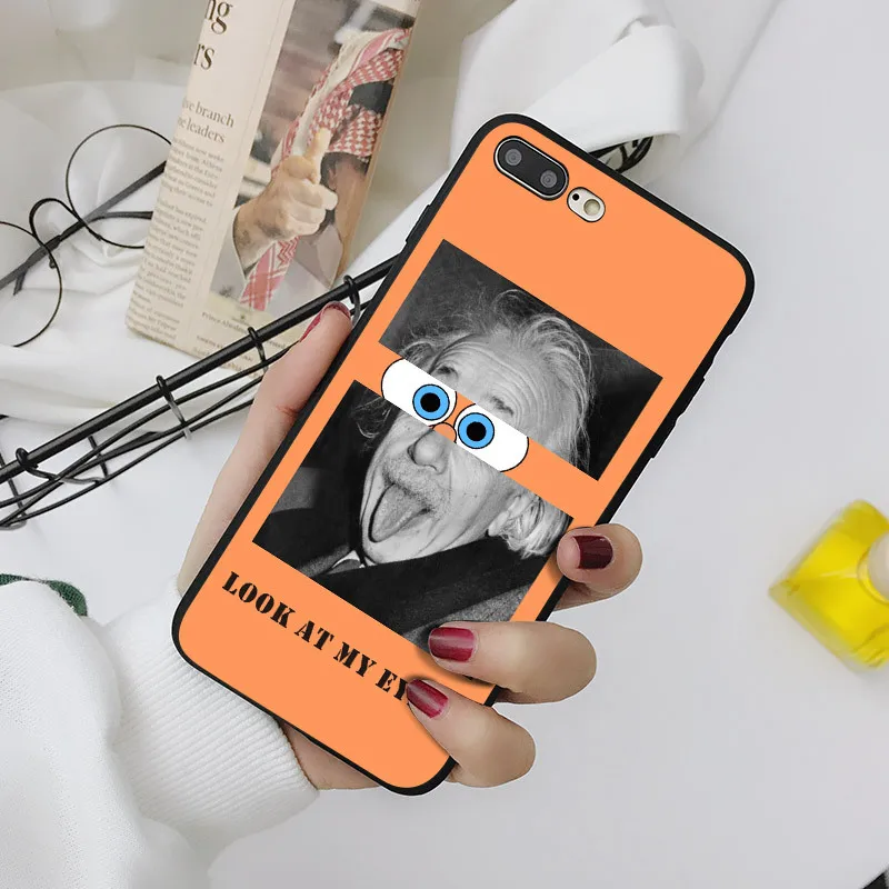 Phone Case spoof Celebrity Einstein For iPhone X XS XR XS Max 8 7 6 6S Plus Soft TPU Matte Cover Funny Cases Coque Capa fundas
Phone Case spoof Celebrity Einstein For iPhone X XS XR XS Max 8 7 6 6S Plus Soft TPU Matte Cover Funny Cases Coque Capa fundas