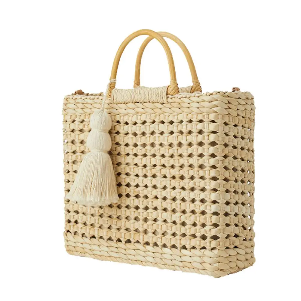 Summer Beach Straw Shoulder Bag Hand Woven Tote Handbag Crossbody Drawstring Tassel Square Hand Bags Handmade Handbags Women Bag
Summer Beach Straw Shoulder Bag Hand Woven Tote Handbag Crossbody Drawstring Tassel Square Hand Bags Handmade Handbags Women Bag