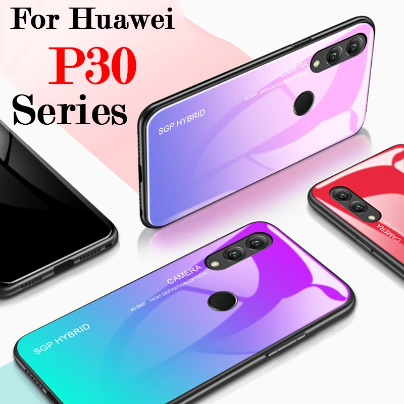 Case On For Huawei P30 lite pro Gradient Glass Cover Bumper Fundas 30lite p 30 Hawei Light Fundas Protective Phone Shell Cute
Case On For Huawei P30 lite pro Gradient Glass Cover Bumper Fundas 30lite p 30 Hawei Light Fundas Protective Phone Shell Cute
