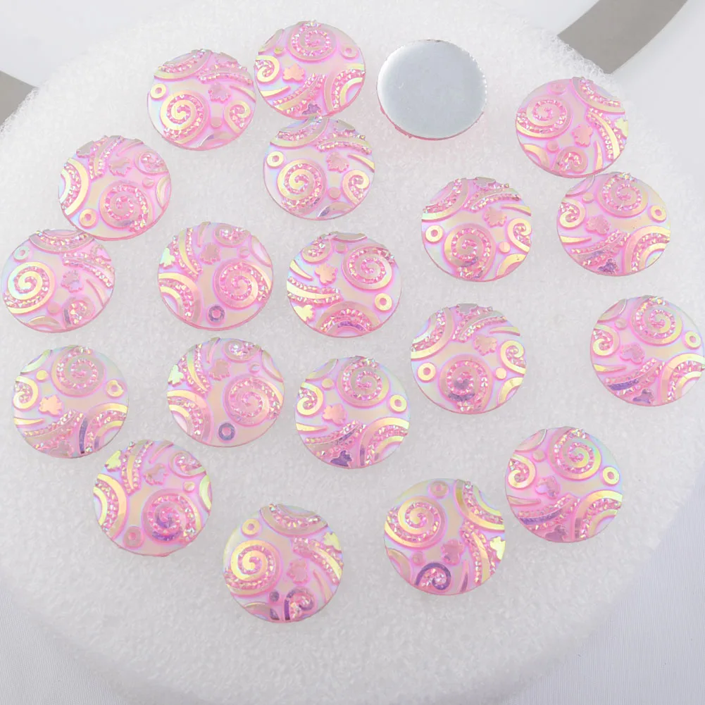 BOLIAO Rhinestone Flatback 10Pcs 20mm ( 0.79in ) Round Shape Pink Resin No Hole Glue Clothes/Home Decor/Wedding Decoration
BOLIAO Rhinestone Flatback 10Pcs 20mm ( 0.79in ) Round Shape Pink Resin No Hole Glue Clothes/Home Decor/Wedding Decoration