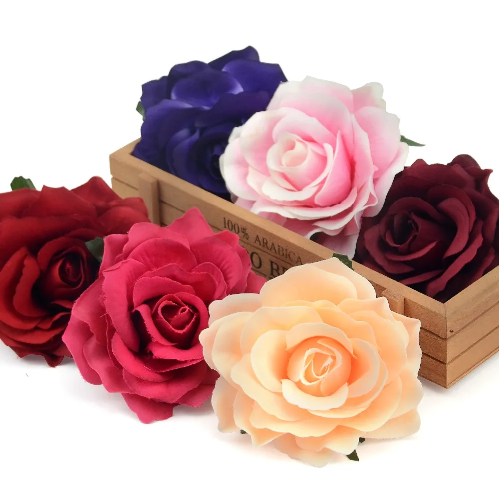 1pcs Large Artificial Deep Red Whit Silk Flower Heads For Wedding Decoration DIY Wreath Gift Box Scrapbooking Craft Fake Flowers
1pcs Large Artificial Deep Red Whit Silk Flower Heads For Wedding Decoration DIY Wreath Gift Box Scrapbooking Craft Fake Flowers