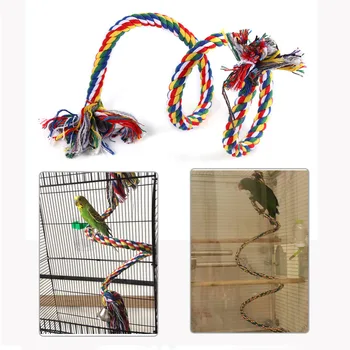 Toy Rope Pet Chew Rope Budgie Perch Coil Bird Cage Conure Cockatiel Toy Pet Birds Training Accessories
Toy Rope Pet Chew Rope Budgie Perch Coil Bird Cage Conure Cockatiel Toy Pet Birds Training Accessories