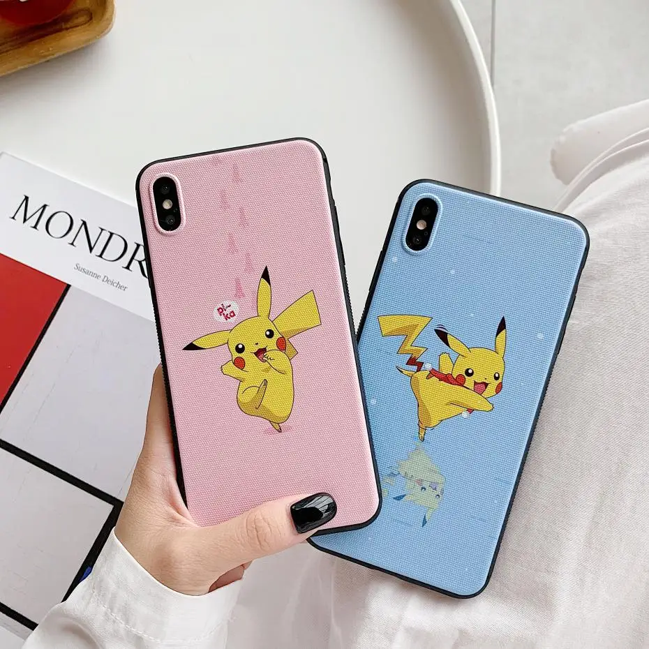 Pikachu soft case for iphone X XS MAX XR 8 7 6 6S plus phone cover 3D Super relief silicone Anime Cute Candy coque funda Couple
Pikachu soft case for iphone X XS MAX XR 8 7 6 6S plus phone cover 3D Super relief silicone Anime Cute Candy coque funda Couple