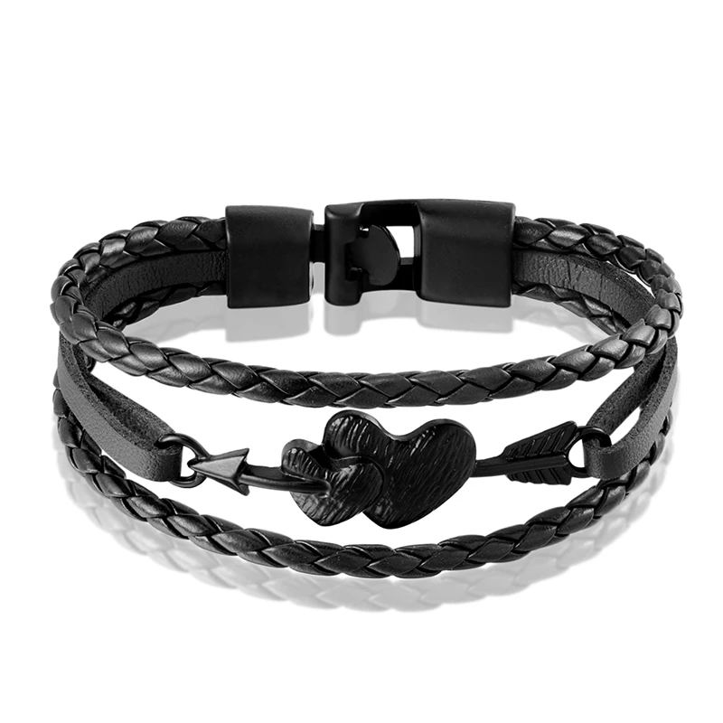 2019 New High Quality Trendy Genuine Black Leather Charm Bracelet Women Infinity Couple Bracelets & Bangle For Men Jewelry Gift
2019 New High Quality Trendy Genuine Black Leather Charm Bracelet Women Infinity Couple Bracelets & Bangle For Men Jewelry Gift