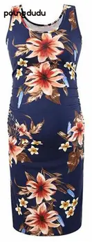 Poungdudu maternity pregnant women dress printed round neck sleeveless dress Pregnant women dress women
Poungdudu maternity pregnant women dress printed round neck sleeveless dress Pregnant women dress women