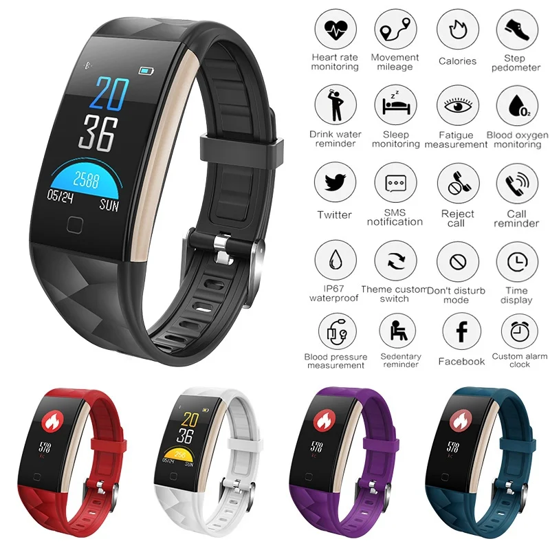 T20 Smart Bracelet Watch With Blood Pressure Heart Rate Monitor Sport Activity Tracker Fitness Smart Band for Iphone Xiaomi
T20 Smart Bracelet Watch With Blood Pressure Heart Rate Monitor Sport Activity Tracker Fitness Smart Band for Iphone Xiaomi