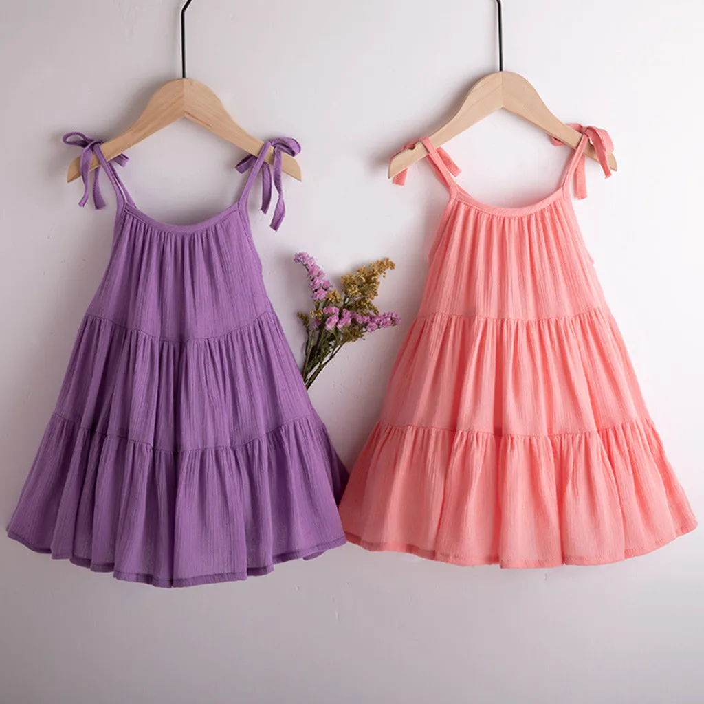 Summer Toddler dress Baby Girls clothing Sleeveless Solid Print Vest Ruffles princess dress girl elsa costume cinderella dress
Summer Toddler dress Baby Girls clothing Sleeveless Solid Print Vest Ruffles princess dress girl elsa costume cinderella dress