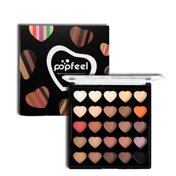 25 Color Heart Shaped Shimmer Matte Eyeshadow Palette Profissional Warm Color Eye Shadow Smoky Eyes Make up Pallete Cosmetic Set
25 Color Heart Shaped Shimmer Matte Eyeshadow Palette Profissional Warm Color Eye Shadow Smoky Eyes Make up Pallete Cosmetic Set