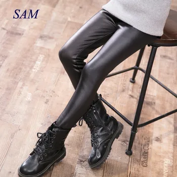 Girls leggings plus velvet thick warm imitation leather pants children's autumn and winter slim stretch bottoming pants
Girls leggings plus velvet thick warm imitation leather pants children's autumn and winter slim stretch bottoming pants