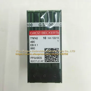 500 needles Genuine Groz Beckert EBX1 490 EB X 1 860 Quilting Machine Needle by Yiwu Prague Embroidery Machine Parts Co., LTD
500 needles Genuine Groz Beckert EBX1 490 EB X 1 860 Quilting Machine Needle by Yiwu Prague Embroidery Machine Parts Co., LTD