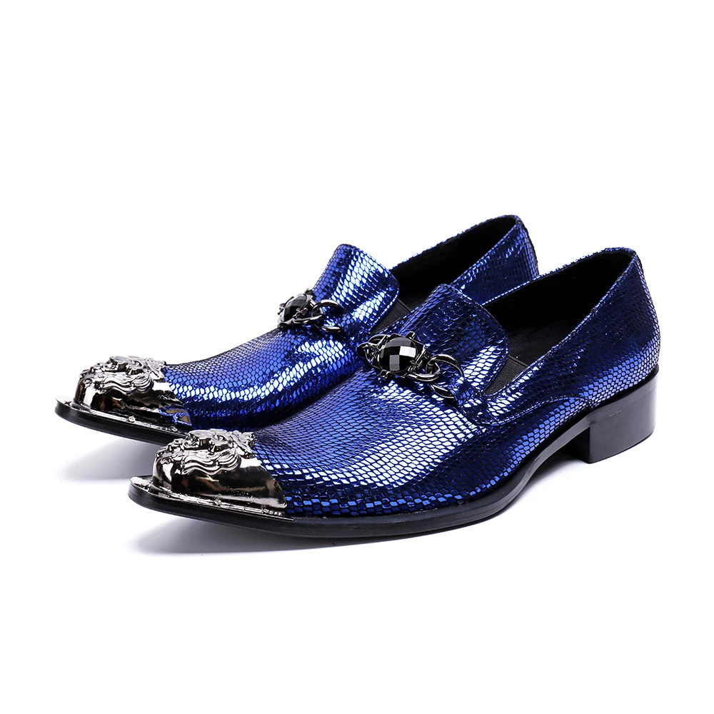 Pointed Toe Dress Shoes Men Black Leather Business Party Wedding Shoes blue Bright Surface formal oxfords shoes
Pointed Toe Dress Shoes Men Black Leather Business Party Wedding Shoes blue Bright Surface formal oxfords shoes