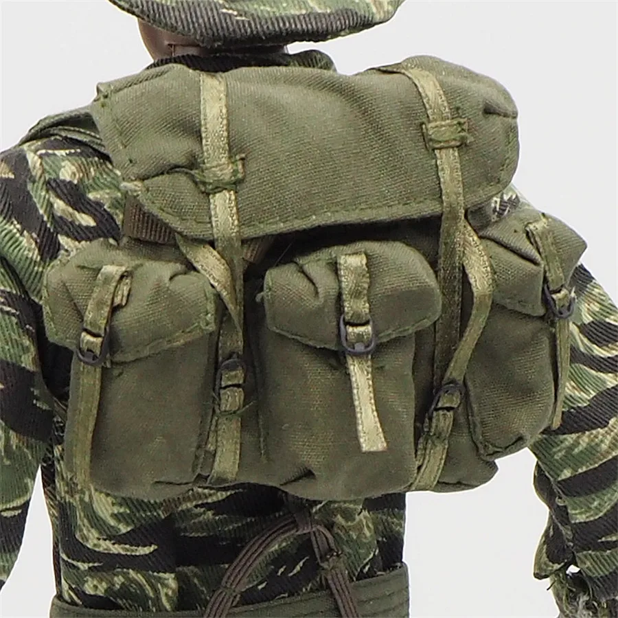 Масштаб 1/6 Униформа наряды рюкзак аксессуары оливковая для 12 дюймовой мужской