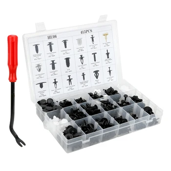 LEEPEE Rivet Trim Bumper Clip Car Auto Push Pin Auto Fastener Plastic Buckle 415Pcs/set Car-styling For Camry Honda Ford Suzuki
LEEPEE Rivet Trim Bumper Clip Car Auto Push Pin Auto Fastener Plastic Buckle 415Pcs/set Car-styling For Camry Honda Ford Suzuki