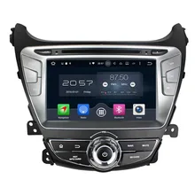 2 din 8 “Восьмиядерный Android 6,0 Автомагнитола DVD плеер для hyundai Elantra 2014 2015 с 4 ГБ оперативная память gps 4 г WI-FI Bluetooth ТВ USB DVR