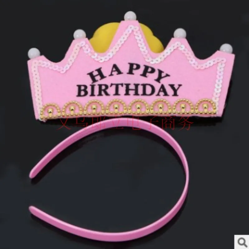 Children's birthday hats for children or adultr party hats High Quality King Princess LED Light Birthday Party Hats
Children's birthday hats for children or adultr party hats High Quality King Princess LED Light Birthday Party Hats