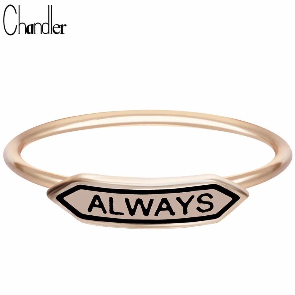 Chandler Brand New Always Signboard Band Ring Feminino Feminine Love Promise Rings For Women Girls Alloy Zinc Alibaba-express
Chandler Brand New Always Signboard Band Ring Feminino Feminine Love Promise Rings For Women Girls Alloy Zinc Alibaba-express