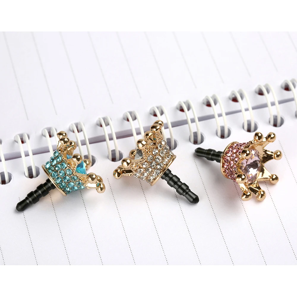 CatXaa 3.5mm Earphone Jack Crystal Rhinestones Cellphone Charms Audio Headphone Anti Crown Dust Plug Phone 3.5 AUX port Stopper
CatXaa 3.5mm Earphone Jack Crystal Rhinestones Cellphone Charms Audio Headphone Anti Crown Dust Plug Phone 3.5 AUX port Stopper