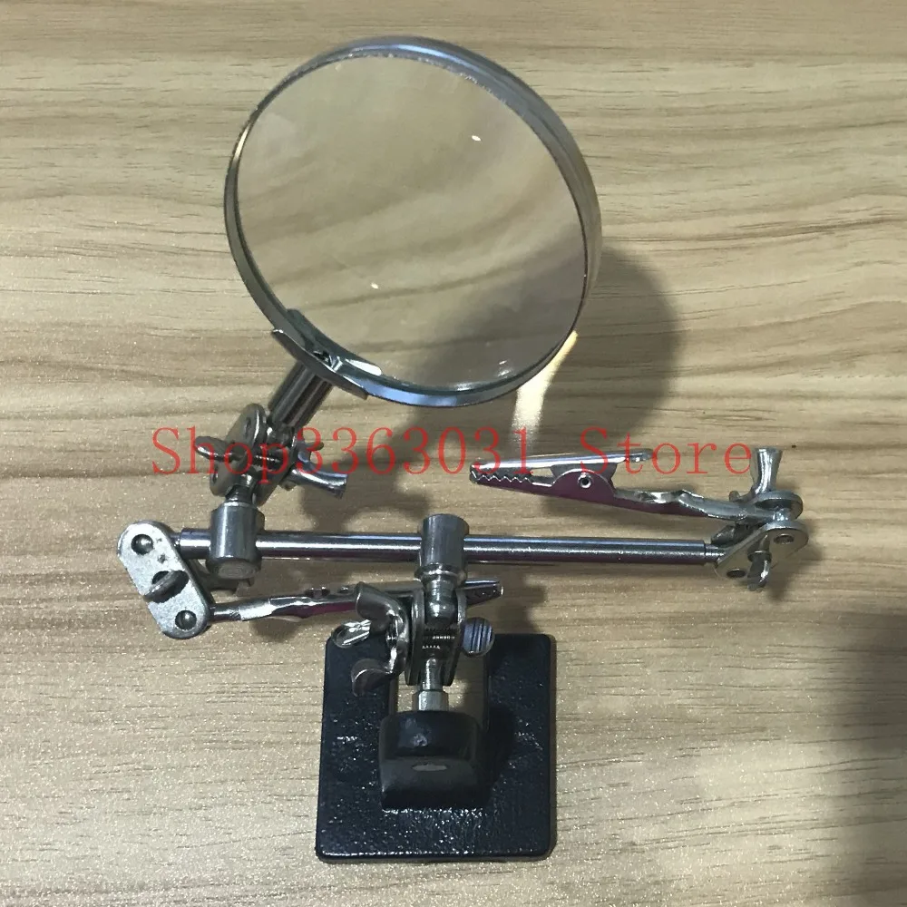 Helping Hand Magnifier Clip Type Loupe Jewelry Watch Repair Tool Desk Magnifier Magnifying Desktop Loupe Repair Tools
Helping Hand Magnifier Clip Type Loupe Jewelry Watch Repair Tool Desk Magnifier Magnifying Desktop Loupe Repair Tools