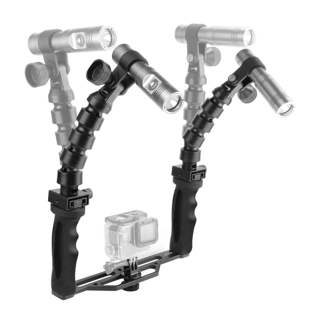 SHOOT Diving Handheld Stabilizer with Flashlights for GoPro Hero 6 5 Xiaomi Yi 4K Sjcam Sj4000 M20 Eken Go Pro Hero Accessories 
SHOOT Diving Handheld Stabilizer with Flashlights for GoPro Hero 6 5 Xiaomi Yi 4K Sjcam Sj4000 M20 Eken Go Pro Hero Accessories