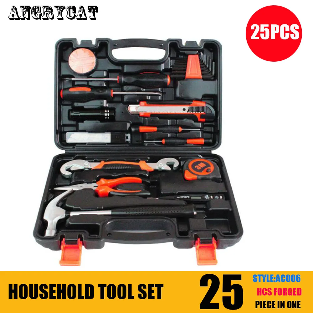 25 PCS Professional Spanner Socket Set Screwdriver Ratchet Wrench Set Kit HAND Repair Tools Combination Repair Han
25 PCS Professional Spanner Socket Set Screwdriver Ratchet Wrench Set Kit HAND Repair Tools Combination Repair Han