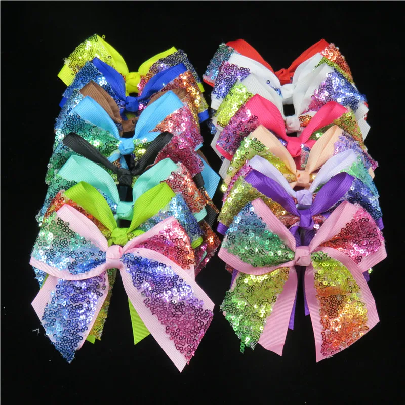1PCS Pretty Multicolor Barrettes for Children Sequin Girls Ribbon Elastic Hair Bands Bows Hair Accessories Best Friend Gift 2018
1PCS Pretty Multicolor Barrettes for Children Sequin Girls Ribbon Elastic Hair Bands Bows Hair Accessories Best Friend Gift 2018