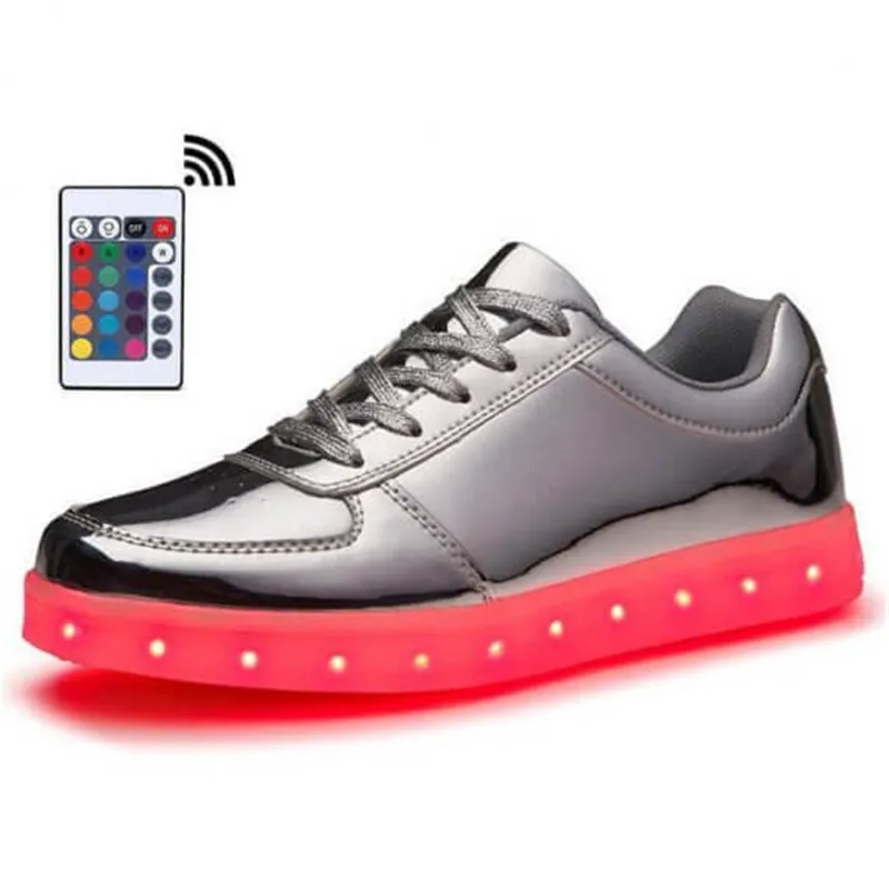 Remote Led Light Up Shoes Mens 7 Colorful Fluorescent Luminous With USB Women Rechargeable Shoes Boy & Girls Sneakers SIZE 35-46
Remote Led Light Up Shoes Mens 7 Colorful Fluorescent Luminous With USB Women Rechargeable Shoes Boy & Girls Sneakers SIZE 35-46