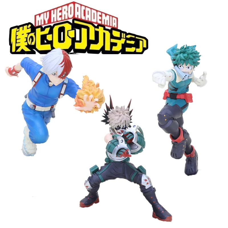 Anime My Hero Academia Figure Doll Bakugou Katsuki Midoriya Izuku Todoroki Shoto boku no hero academia figure PVC toys 16cm
Anime My Hero Academia Figure Doll Bakugou Katsuki Midoriya Izuku Todoroki Shoto boku no hero academia figure PVC toys 16cm