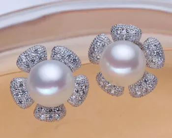 Fashion Natural Fresh Water Pearl Earrings Exquisite Beautiful Charmful Unique Earring for Women Female
Fashion Natural Fresh Water Pearl Earrings Exquisite Beautiful Charmful Unique Earring for Women Female