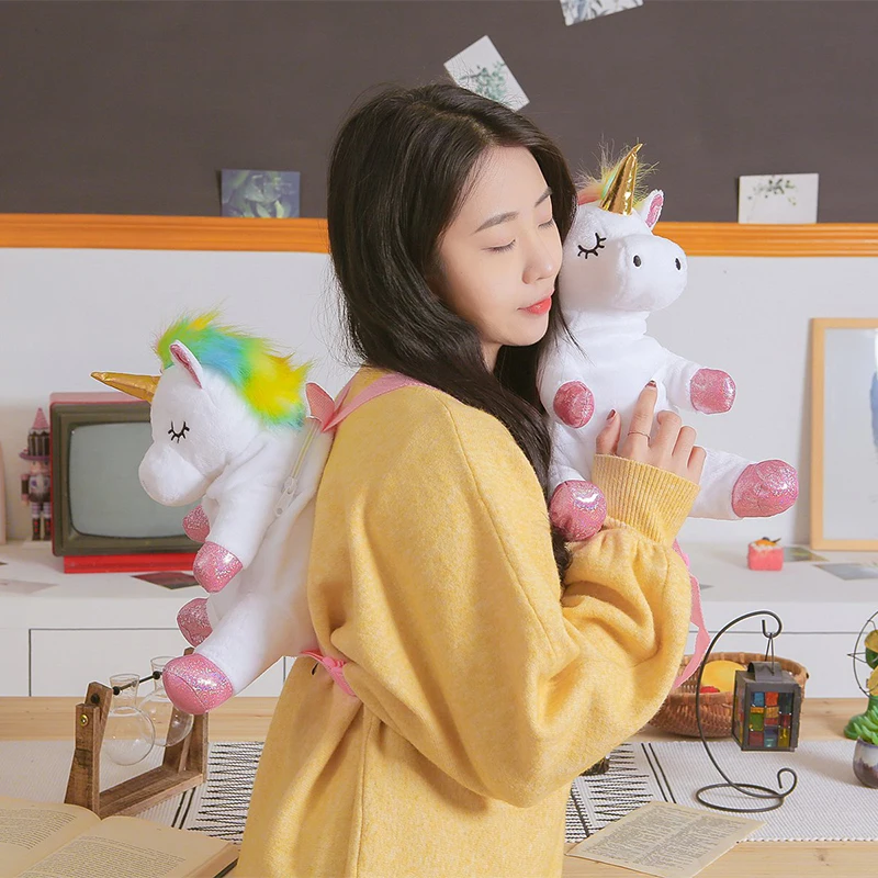 1 Pcs Unicorn Horse Plush Toy Travel Backpack Stuffed Toys Kids Children Girl School Bag Girlfriend Birthday Gift Drop Shipping
1 Pcs Unicorn Horse Plush Toy Travel Backpack Stuffed Toys Kids Children Girl School Bag Girlfriend Birthday Gift Drop Shipping