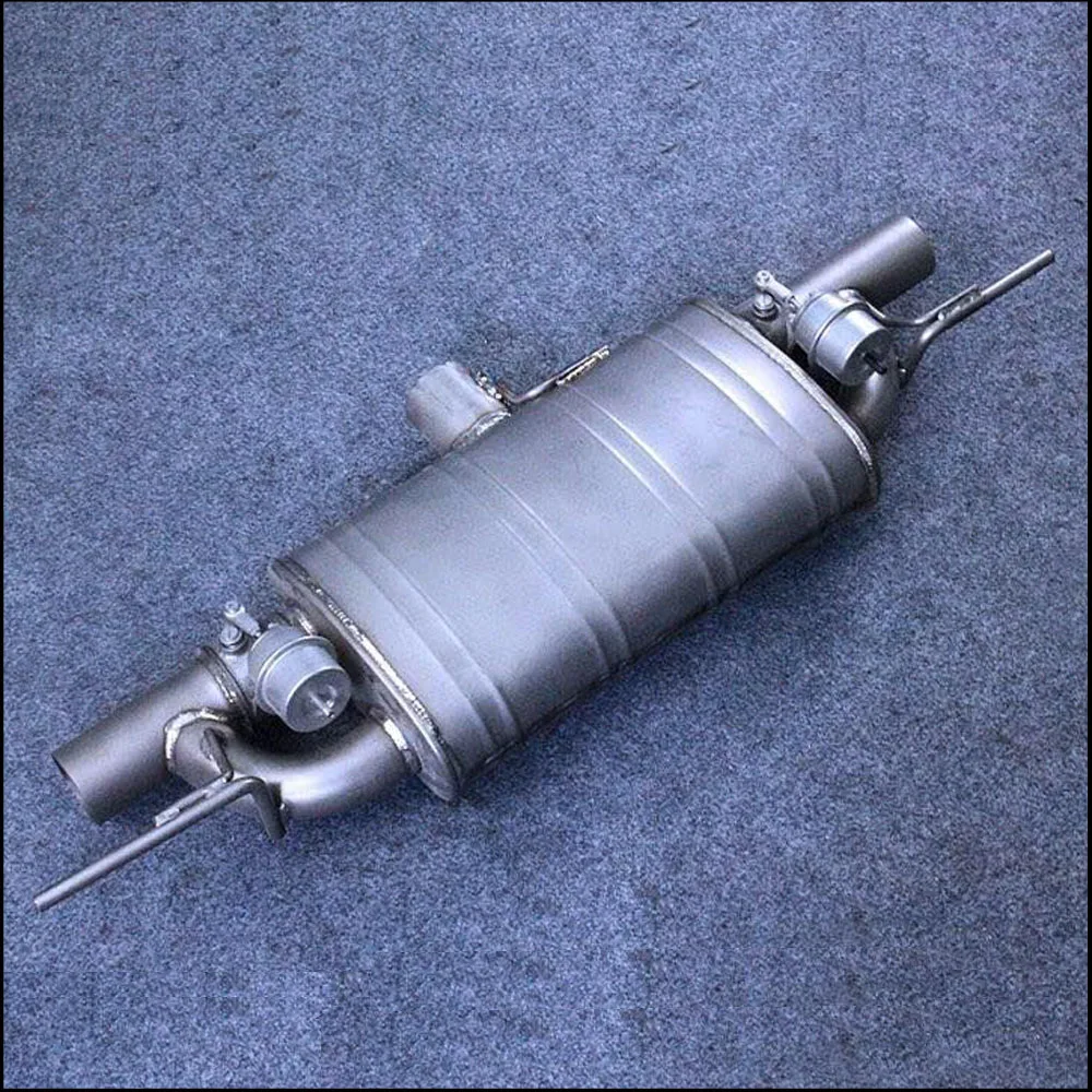 Car modified double valve control racing sound exhaust pipe 2 2.5 3 inch diameter Titanium legering material T-type muffler
Car modified double valve control racing sound exhaust pipe 2 2.5 3 inch diameter Titanium legering material T-type muffler