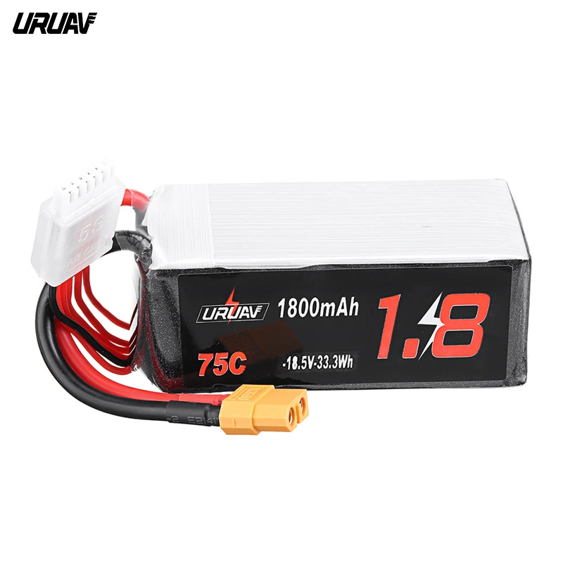 1PCS/2PCS URUAV 18.5V 1800mAh 75C 5S Lipo Battery XT60 Plug for RC Car Remote Control Toys Spare Parts Accessories
1PCS/2PCS URUAV 18.5V 1800mAh 75C 5S Lipo Battery XT60 Plug for RC Car Remote Control Toys Spare Parts Accessories
