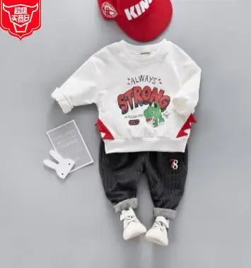 Fashion Kids Clothes Set 2019 Spring New Style Child Sweatshirt Letter Cartoon Print Children's Outfits Baby Boy Set SY-F191217
Fashion Kids Clothes Set 2019 Spring New Style Child Sweatshirt Letter Cartoon Print Children's Outfits Baby Boy Set SY-F191217