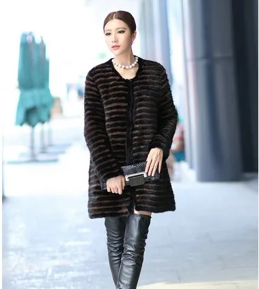 natural Mink fur handmade knitted coat o-neck belt medium-long women's autumn winter jacket with knitted mink 75cm length C399
natural Mink fur handmade knitted coat o-neck belt medium-long women's autumn winter jacket with knitted mink 75cm length C399