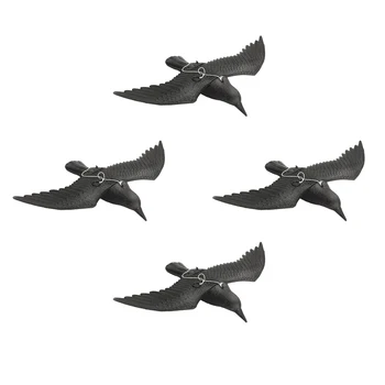4pcs Flying Crow Hawk Decoy Pest Controls Repellent Garden Scarer Scarecrow for Outdoor Hunting Yard Decor Ornament Accessories
4pcs Flying Crow Hawk Decoy Pest Controls Repellent Garden Scarer Scarecrow for Outdoor Hunting Yard Decor Ornament Accessories