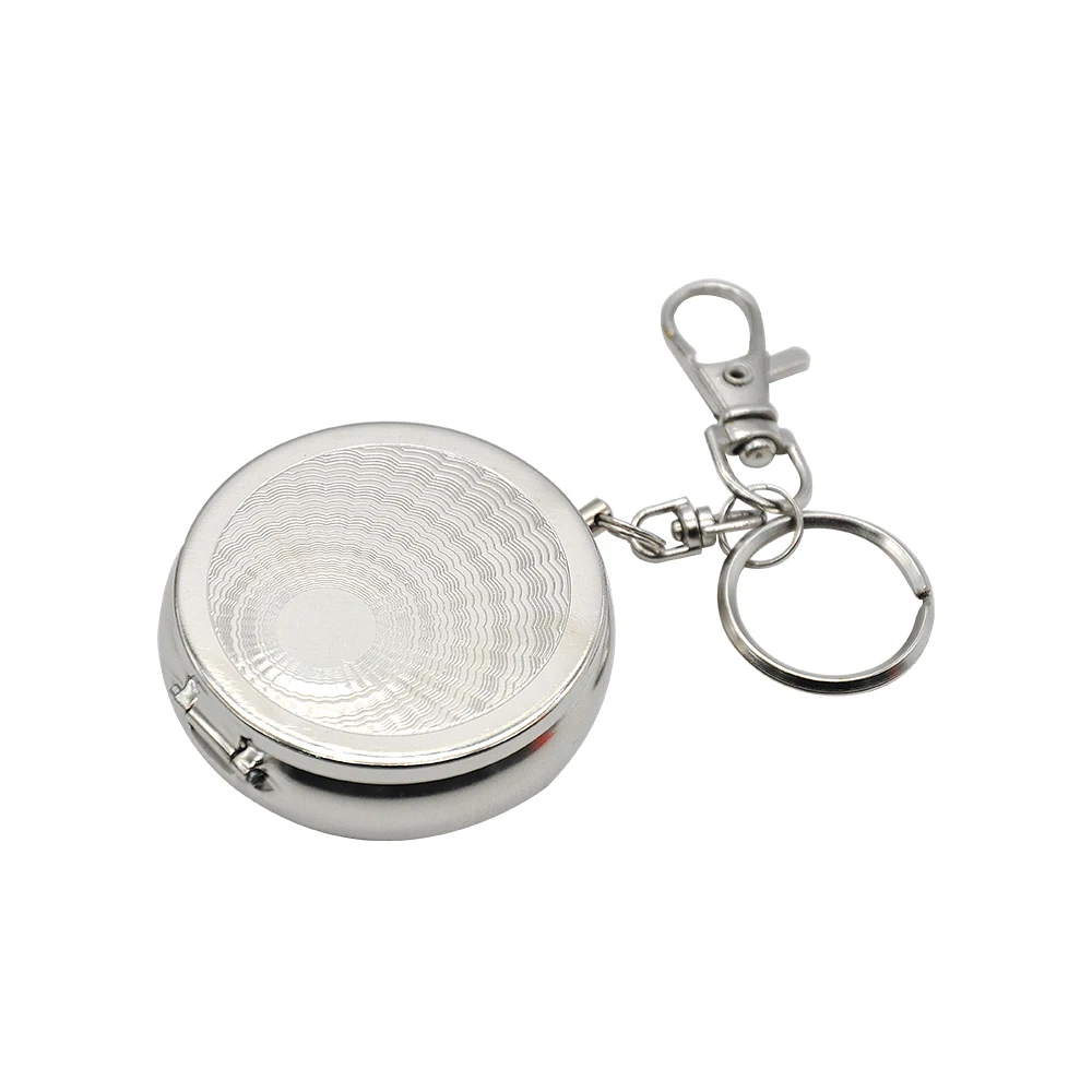 COURNOT Creative Fashion Round Cigarette Keychain Portable Ashtrays Stainless Steel Portable Cinzeiro
COURNOT Creative Fashion Round Cigarette Keychain Portable Ashtrays Stainless Steel Portable Cinzeiro