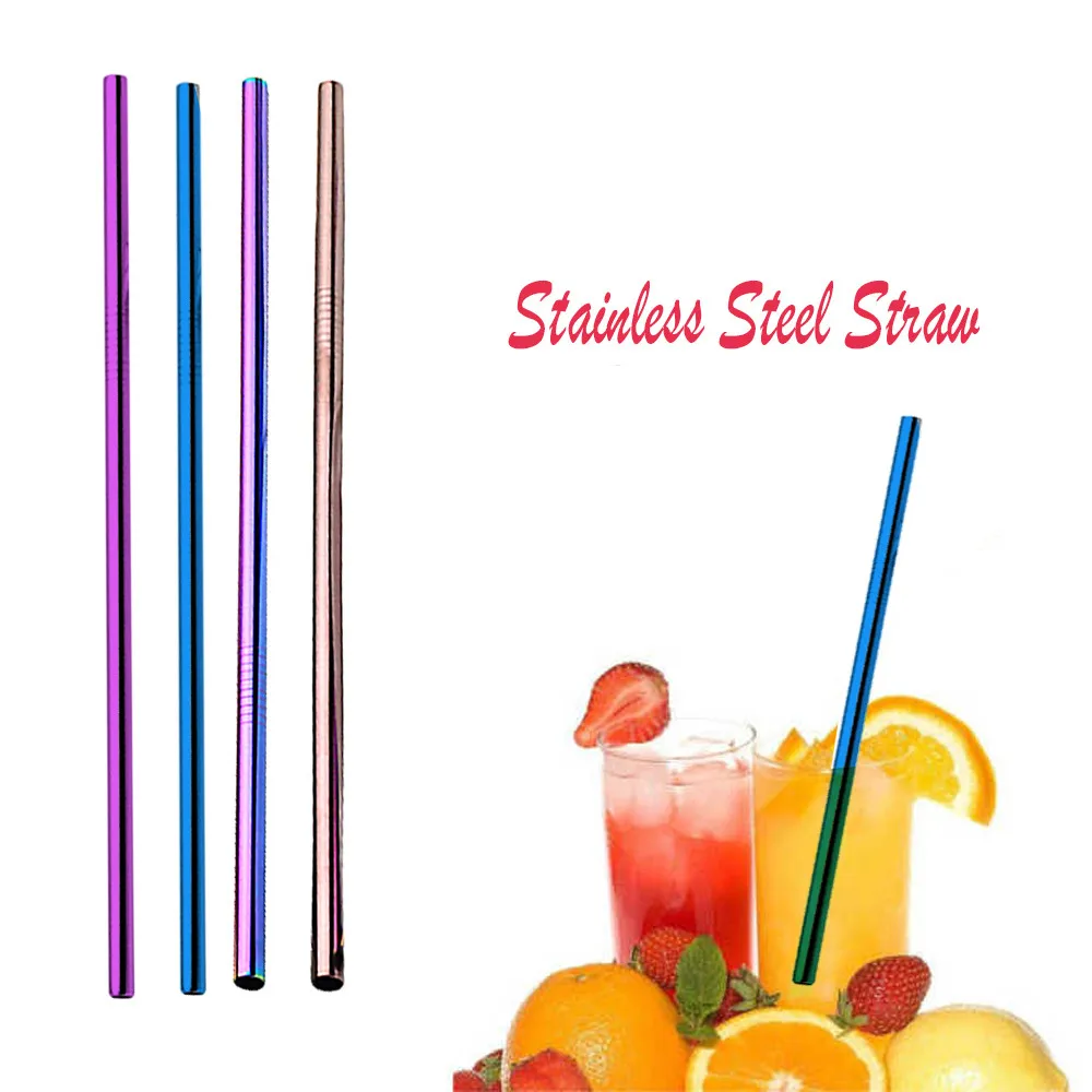 1PC 6mm Straight Drinking Straws Eco-Friendly Stainless Steel Reusable Washable Straw Bar Accessories #10
1PC 6mm Straight Drinking Straws Eco-Friendly Stainless Steel Reusable Washable Straw Bar Accessories #10