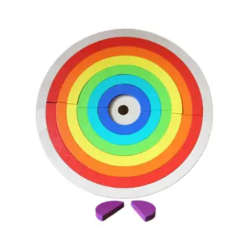 Rainbow Stacking Game Stacker Colorful Arch Bridge Shaped Blocks Innovative Building Block Learning Toy For Children
Rainbow Stacking Game Stacker Colorful Arch Bridge Shaped Blocks Innovative Building Block Learning Toy For Children