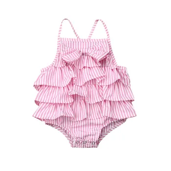 Summer Newborn Baby Girls Ruffle Pink Stripe Romper Summer Fashion Playsuit Cute Sunsuit Lovely One-Piece Outfits 0-18M
Summer Newborn Baby Girls Ruffle Pink Stripe Romper Summer Fashion Playsuit Cute Sunsuit Lovely One-Piece Outfits 0-18M