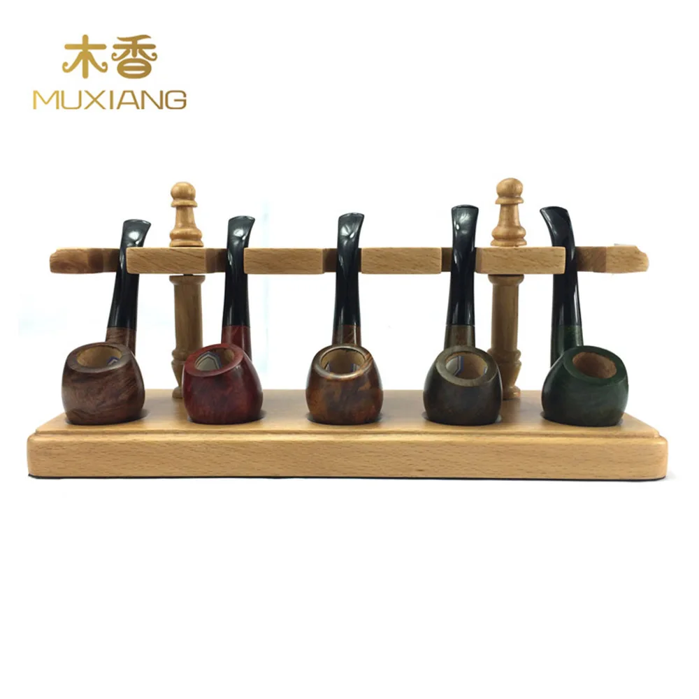 RU-MUXIANG Handmade Natural Wood Straight Type 5 Pipe Racks Detachable Romanesque Stand Smoking Tools Fittings fa0028
RU-MUXIANG Handmade Natural Wood Straight Type 5 Pipe Racks Detachable Romanesque Stand Smoking Tools Fittings fa0028