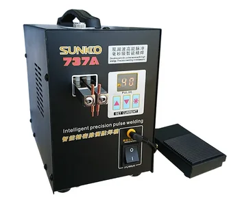SUNKKO 737A Spot Welder 18650 lithium battery double pulse precision spot welding machine with digital LCD 110V 220V optional
SUNKKO 737A Spot Welder 18650 lithium battery double pulse precision spot welding machine with digital LCD 110V 220V optional