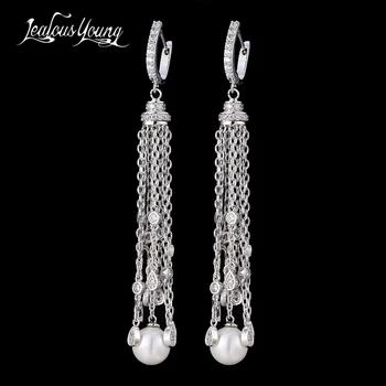 2018 Luxury Simulated Pearl Drop Earrings With AAA Zirconia Fringe Earrings For Bridal Long Tassel Earrings Brincos AE576
2018 Luxury Simulated Pearl Drop Earrings With AAA Zirconia Fringe Earrings For Bridal Long Tassel Earrings Brincos AE576