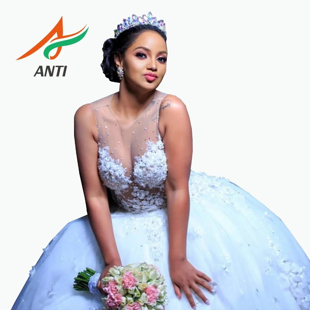 ANTI Vestido De Novia 2019 Ball Gown Wedding Dress Pearls Beading Lace Appliques Plus Size White Princess Bride Wedding Dresses
ANTI Vestido De Novia 2019 Ball Gown Wedding Dress Pearls Beading Lace Appliques Plus Size White Princess Bride Wedding Dresses