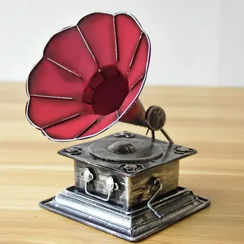 Vintage Gramophone Trumpet Figurines Ornaments Art Crafts Record Players Model Cafe Bar Home Decor Phonograph Record Machine
Vintage Gramophone Trumpet Figurines Ornaments Art Crafts Record Players Model Cafe Bar Home Decor Phonograph Record Machine