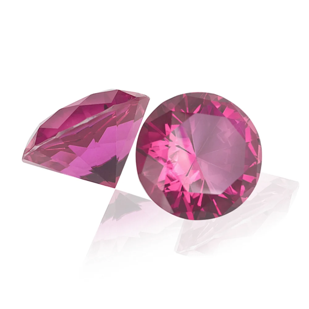60mm Fuchsia Crystal Diamond Paperweight Glass Crystal Decorative Diamonds Fengshui Ornaments Home Wedding Decoration
60mm Fuchsia Crystal Diamond Paperweight Glass Crystal Decorative Diamonds Fengshui Ornaments Home Wedding Decoration